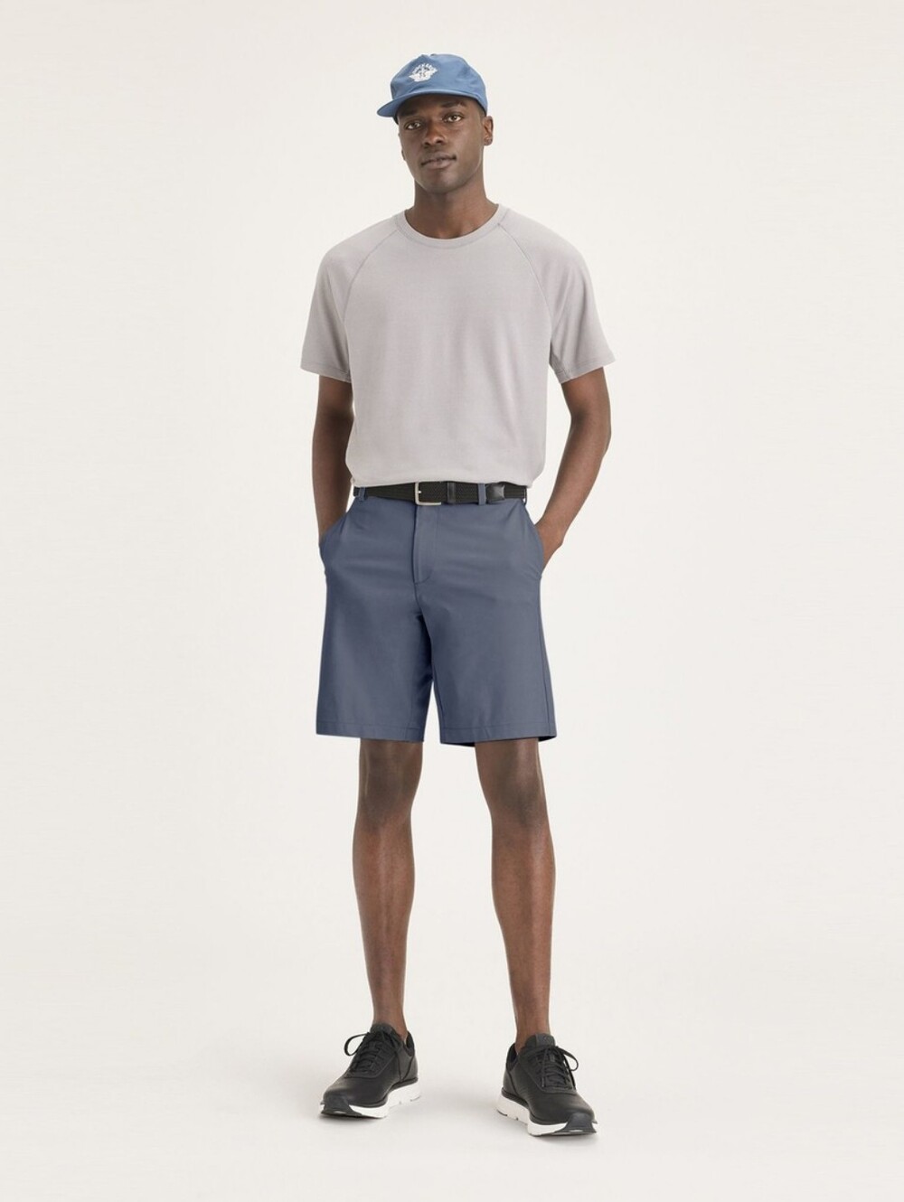 Dockers Go Airweave -- Ombre Blue Flat-Front Men's Performancd Shorts - 36